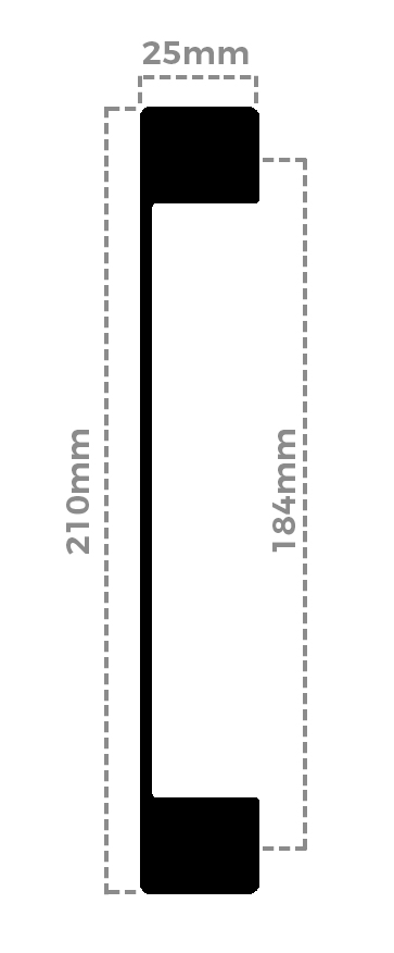TIRADOR  MAMPARA DUCHA LIS